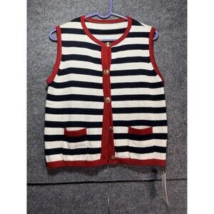 NWT Commense Crochet Knit Sweater Vest – Women’s M